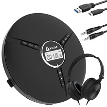 Discman with Headphones - Portable CD Player with Headphones - New 2024 Version + Ideal Car CD Player + Compatible CD-R, CD-RW, MP3. Compact Mini CD