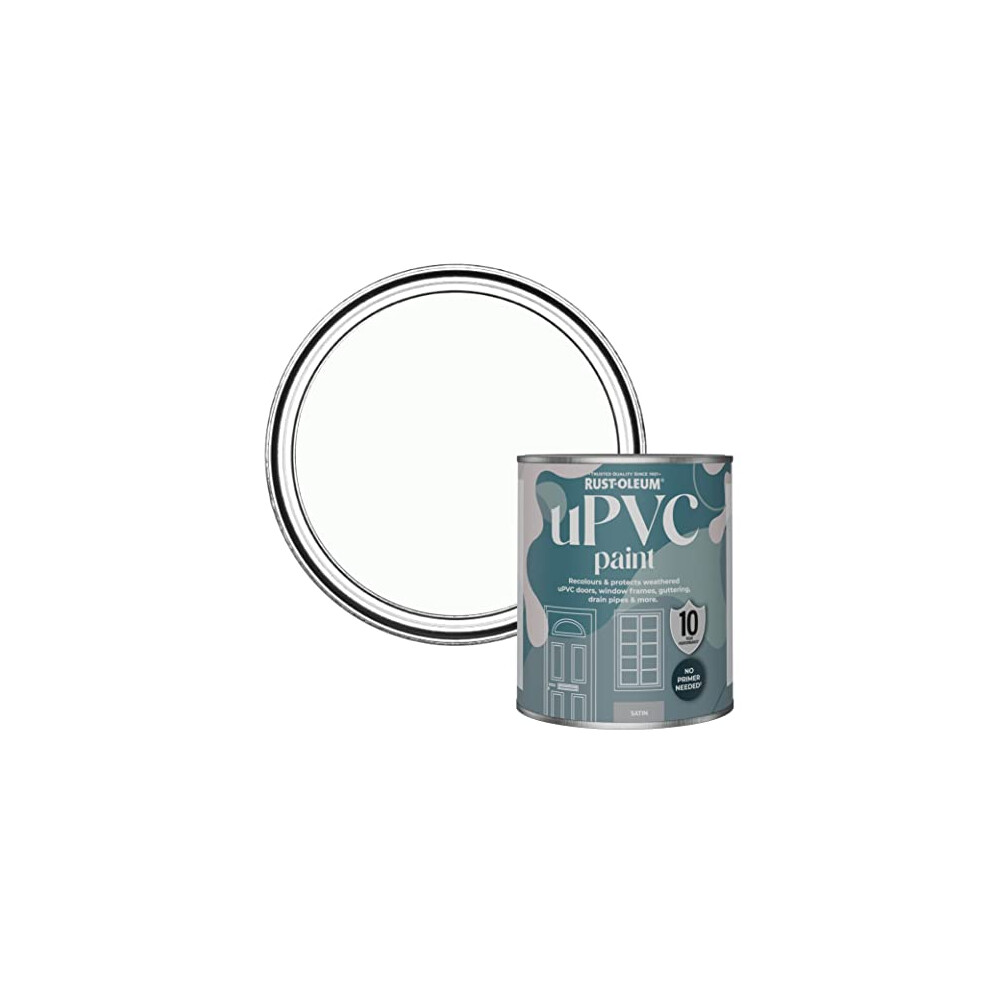 White uPVC Door and Window Paint In Satin Finish - Moonstone 750ml