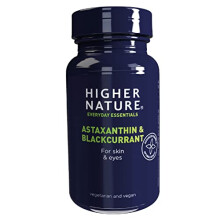 - Astaxanthin & Blackcurrant - Helps Skin Ageing & Wrinkles - Concentrated Blackcurrant Fruit Extract - Vegetarian & Vegan - 90 Capsules
