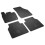 Volkswagen 10B061550041 Rubber Floor Mat, 4 x All-Weather Mat, Black 1