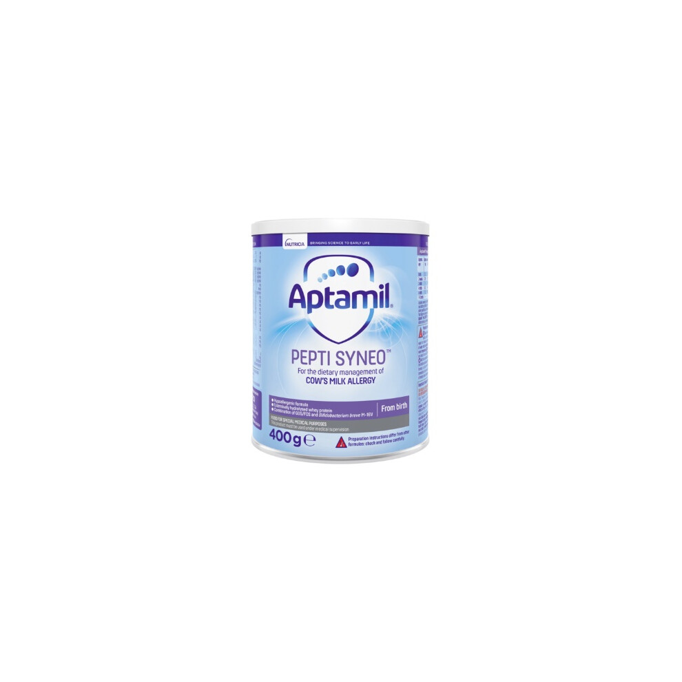 Aptamil Pepti Syneo 400G From Birth Cows Milk Allergy