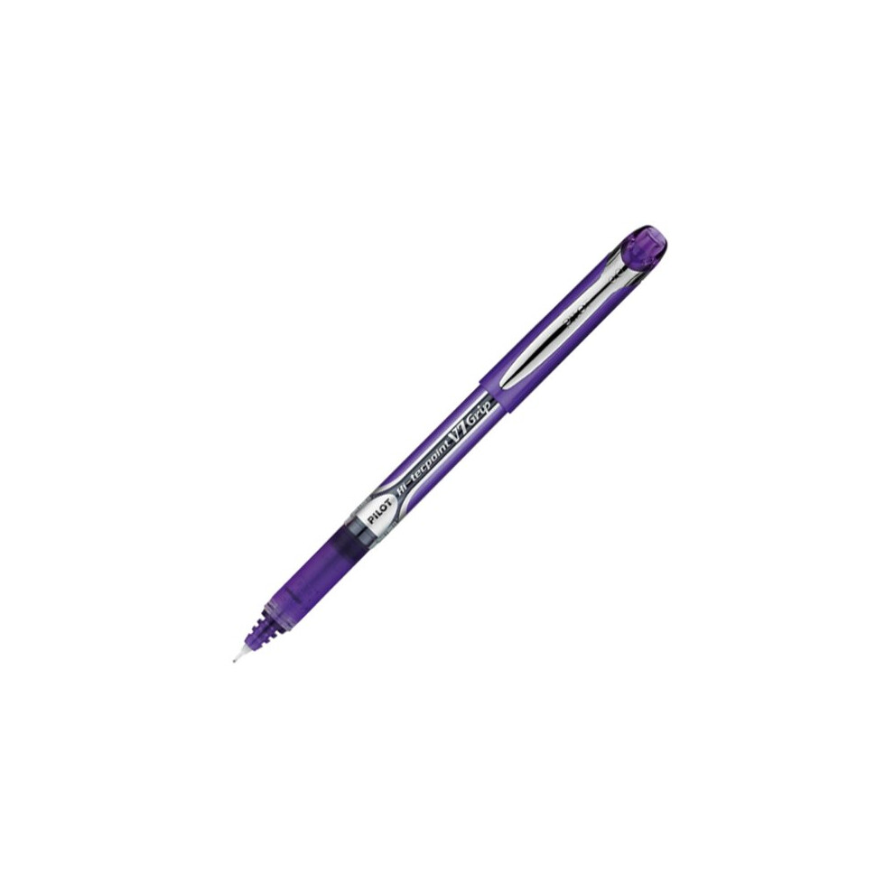 V7 Grip Liquid Ink Rollerball 0.7 mm Tip (Box of 12) - Violet