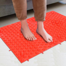 2PCS Foot Massage Mat Acupressure Mat Foot Reflexology Walking Toe Plate Massage Pad Bathroom Mat Yoga Mat Anti-Slip Mat Outdoor Game Punishment Mat