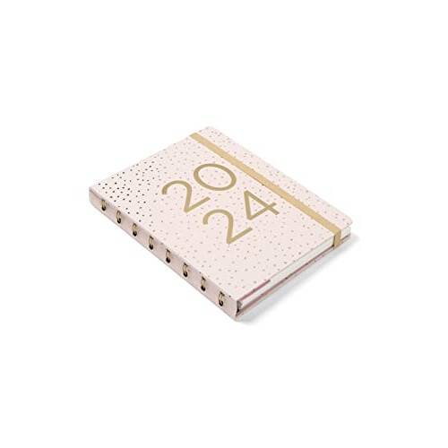 A5 2024 Planner - Confetti rose quartz 1