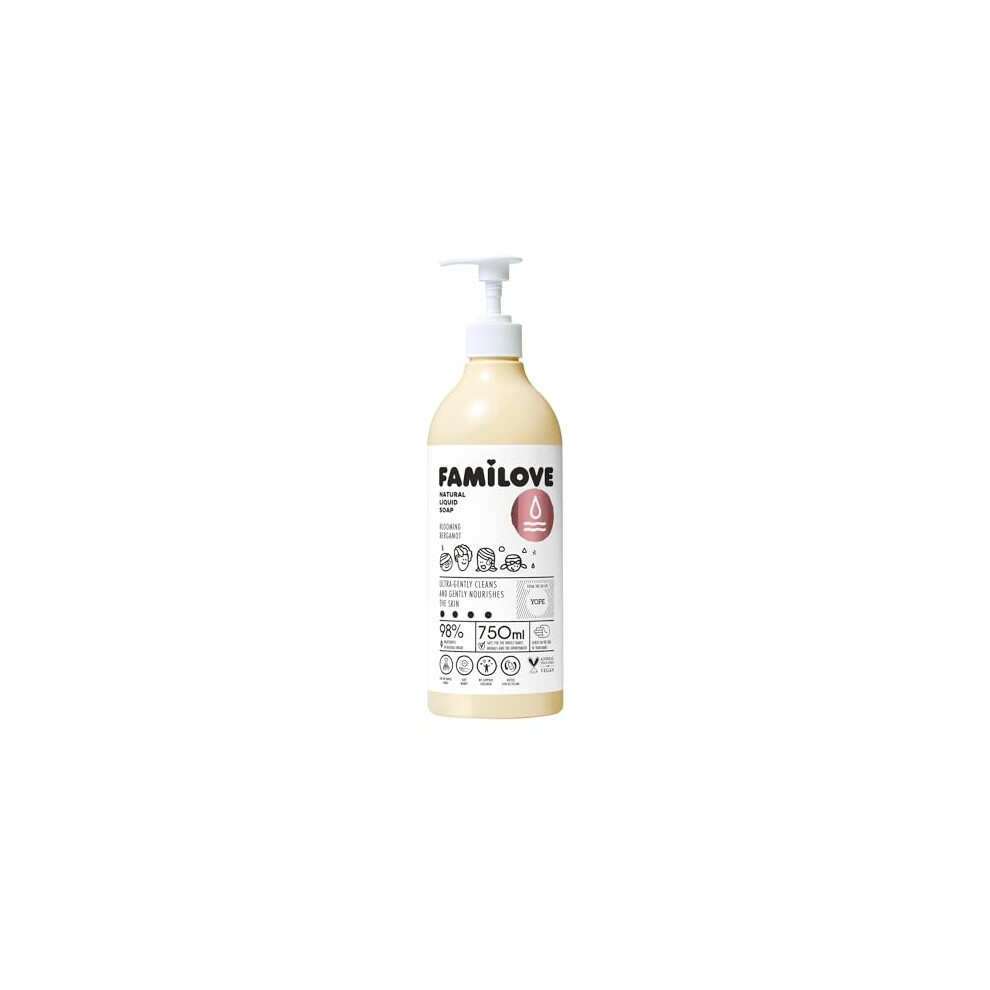 Yope Liquid Hand Wash Moisturising | 98% Natural Ingredients | Neutral Ph | Familove 750Ml