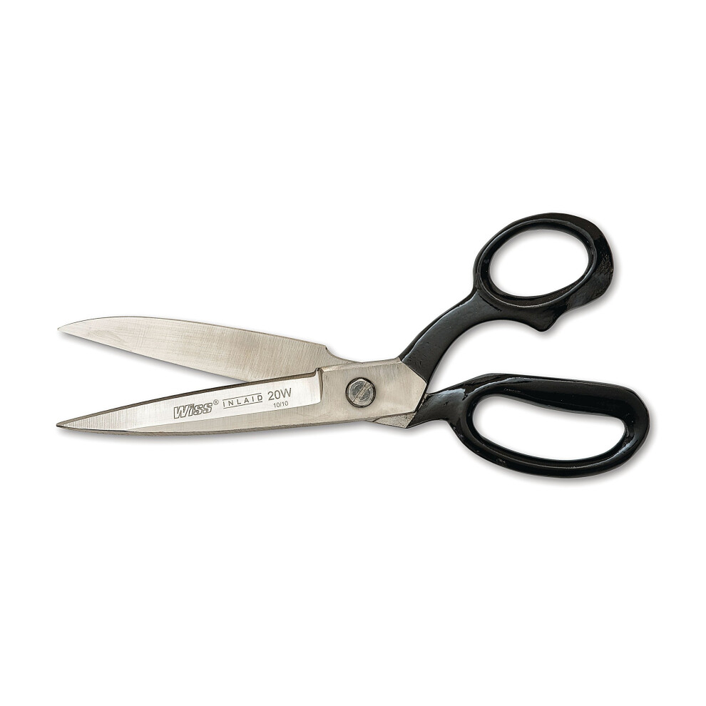 W20W 10" Wide Blade Bent Handle Industrial Shears", one Size