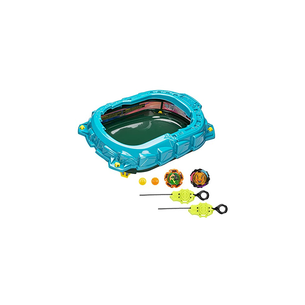 Beyblade Burst QuadStrike Light Ignite Beyblade Stadium Battle Set