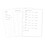 A5 size Household Planner, White 2