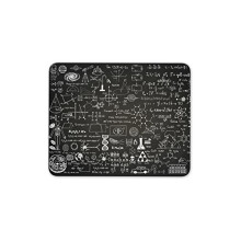 Black Science Mouse Mat Pad - Biology Chemistry Physics Teacher Student Gift PC Computer Symbols Equations Maths Mathematics Secret Santa Dad Brother