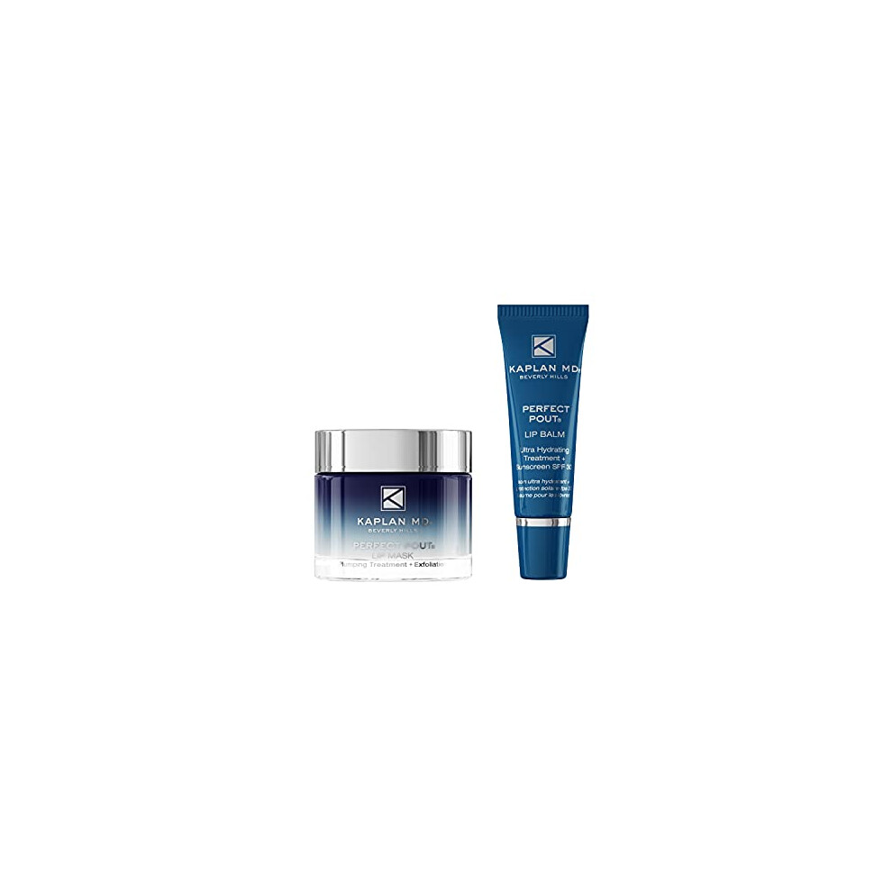 Kaplan Md Skincare Kaplan Md Perfect Pout Xl - Crystal Clear Full Size Lip Mask & Lip Balm Duo