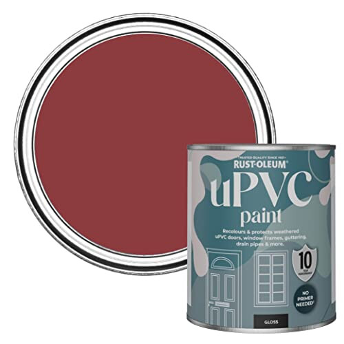 Rust-Oleum Red uPVC Door and Window Paint In Gloss Finish - Empire Red 750ml
