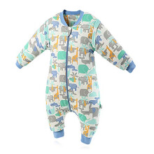 Baby Sleeping Bag Baby Sleep Sack Split Leg with Removable Sleeves,3.5 Tog Organic Cotton Sleeping Bag Various Sizes from 6 months to 6 Years Old