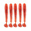 Spikey fishing lures 58mm Drop shot jig soft rubber shad for perch pike trout (RED DEVIL) 1