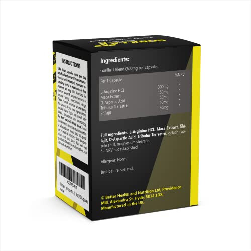 Gorilla-T Testosterone Supplement for Men with Powerful Natural Ingredients 2
