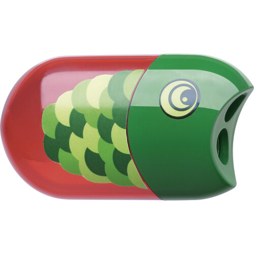 Faber-Castell Faber Castell 183525"Fish" Double Hole Sharpener with Eraser -