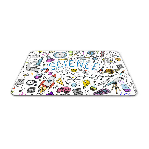 Science Theme Mouse Mat Pad - Chemistry Physics Teacher Fun Computer #14850 1