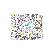 Science Theme Mouse Mat Pad - Chemistry Physics Teacher Fun Computer #14850