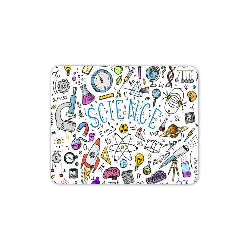 Science Theme Mouse Mat Pad - Chemistry Physics Teacher Fun Computer #14850