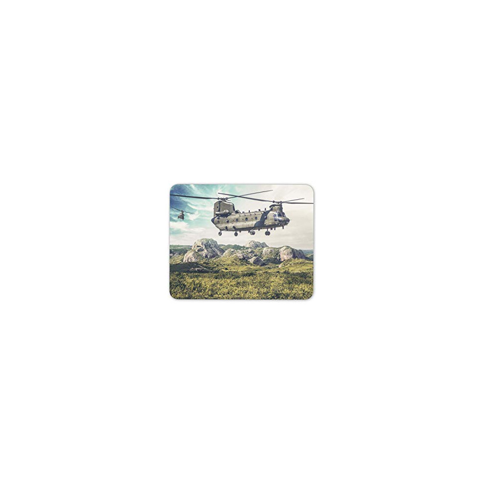 Chinook Helicopter Mouse Mat Pad - Plane Pilot Mountains Computer #15542 7625832617153