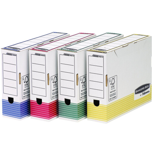Fellowes 0026401 Box and Range-Archives – Boxes ranges-Archives (Blue, White, A4, 5 x 405 x 385 mm) 2