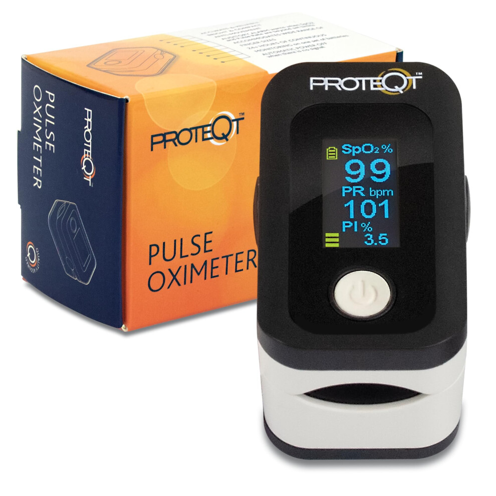 Reliance Medical Fingertip Pulse Oximeter: Fast, Accurate, Multi-Function With Hd Oled Screen & Reminder Alerts