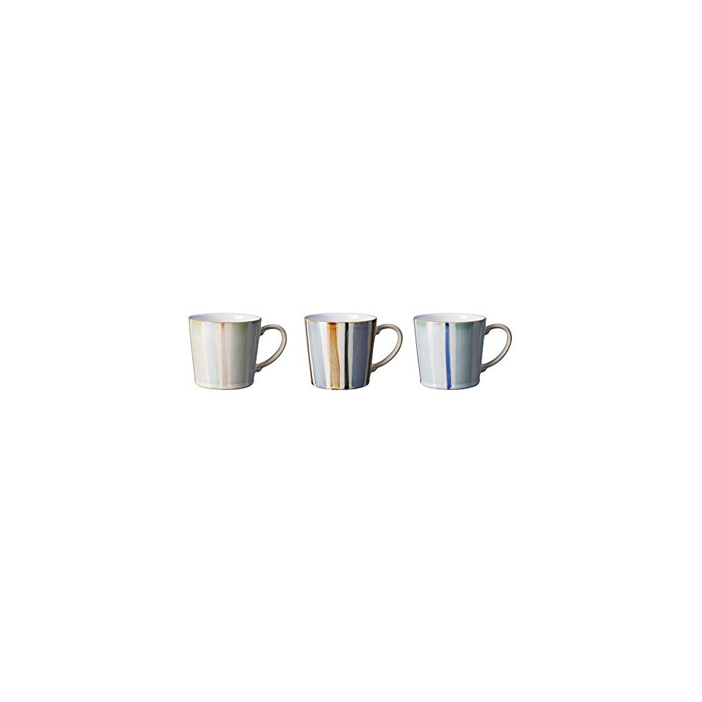 61048841 Stripe Painted 3 Piece Large Mug Set