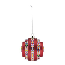 Arch ESA06 6 - Design Christmas Tree Ornament, in Blown Glass, Hand-decorated