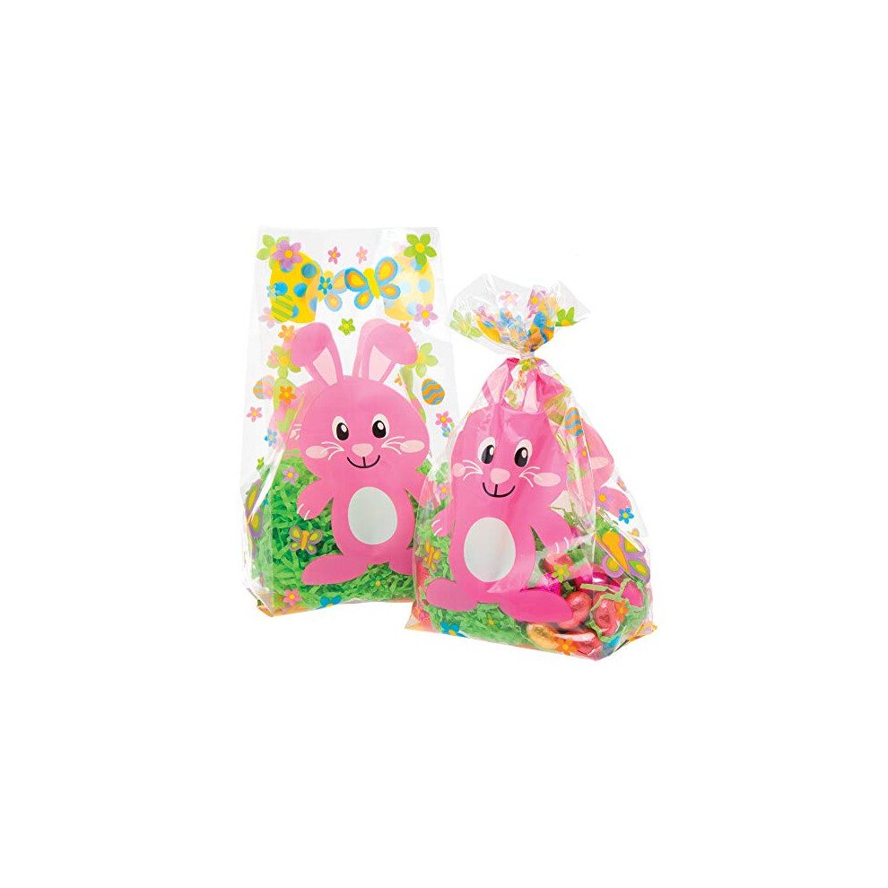Easter Bunny Cellophane Bags - Pack of 30, Easter Crafts, Craft For Kids (AT512)-image-OPC-PDVX2SR-NEW