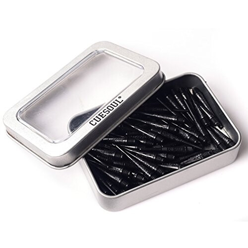 2BA Soft Tip Dart Points 100-Count (CSSTP001 - Black) 1