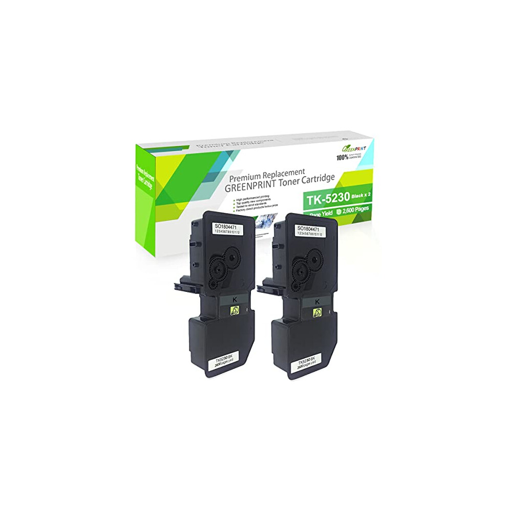 Compatible Toner Cartridges Tk5230 Tk-5230 2Black High Capacity 2600 Pages For Kyocera Ecosys P5021 P5021cdn P5021cdw M5521 M5521cdn M5521cdw Printers 673400552532