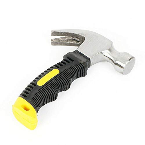 10 Oz Mini Claw Hammer Fiberglass Handle Small Stubby Hammers Nails Tool 1