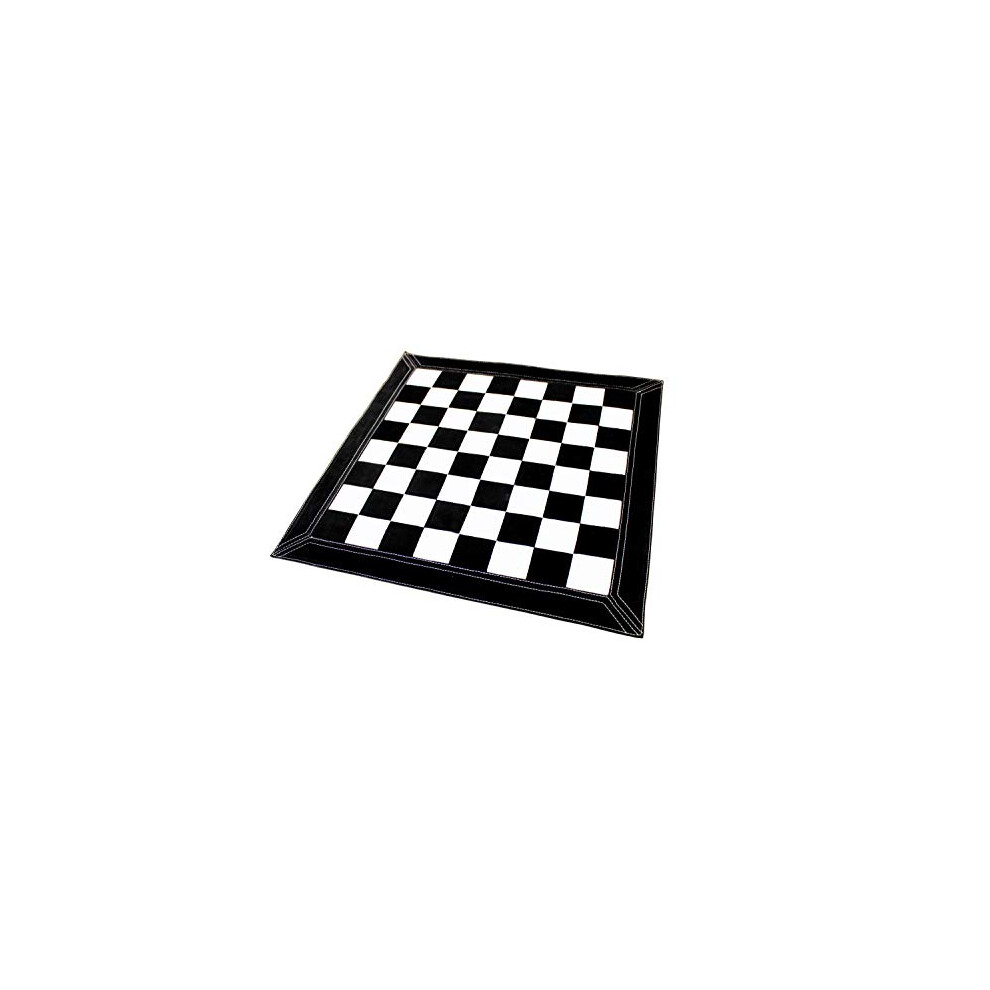 big-size-19--x-19--genuine-leather-chess-board-----roll-up-tournament-chess---tournament-roll--up-chess--black-suede