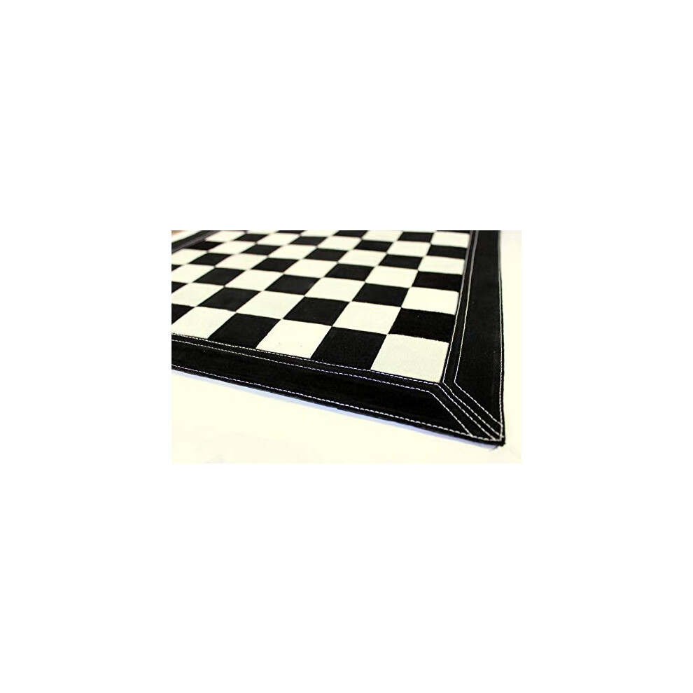 big-size-19--x-19--genuine-leather-chess-board-----roll-up-tournament-chess---tournament-roll--up-chess--black-suede