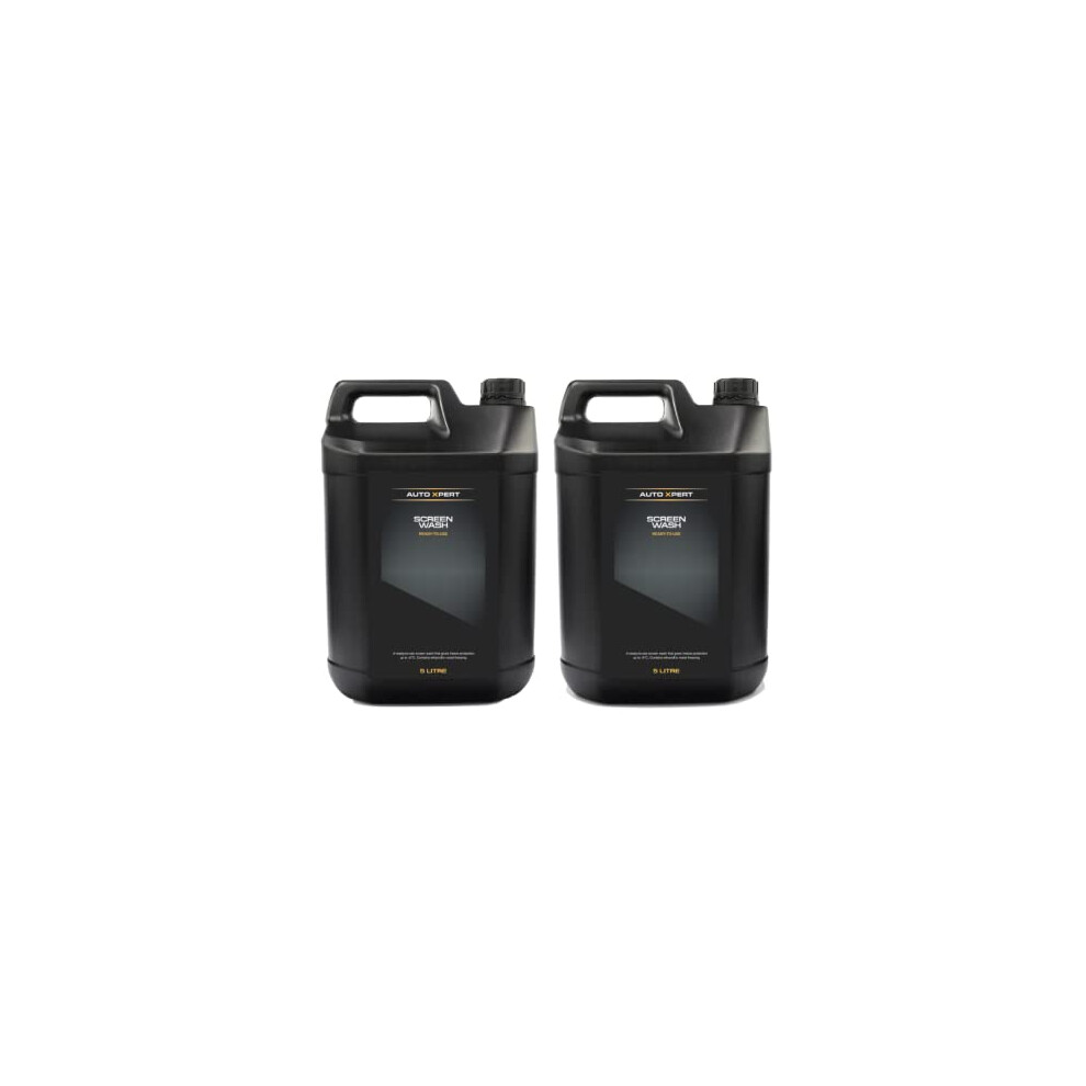 Auto Xpert | Screen Wash | 5L (2 Pack) | Ready-To-Use Screenwash | Effective Up To -5 Degrees | Low Smear Formula Perfect As Winter Screenwash 5060899793440