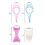 Eyelash Tools 4 Pack, Makeup Basics For Beginners, Makeup Tools, Eye Makeup Tools, Mascara Applicator Guide, Tools For Women And Girls, Beginners 2