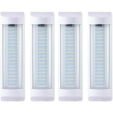 4PCS 12V LED Interior Light Bars White Lamp 4W 72 LEDs Van Ceiling Light Universal Strip Light for Car Camper Van Caravan Motorhome Truck Boat, with