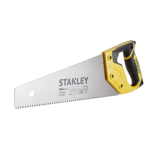 STANLEY 2-15-281 "Jet Cut" Rough Hand Saw, Multi-Colour, 380 mm 2
