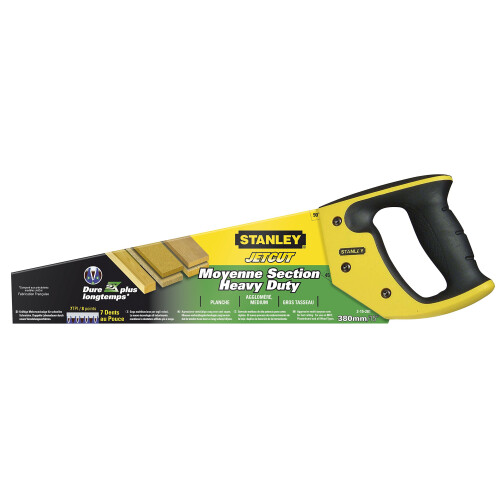 STANLEY 2-15-281 "Jet Cut" Rough Hand Saw, Multi-Colour, 380 mm 1