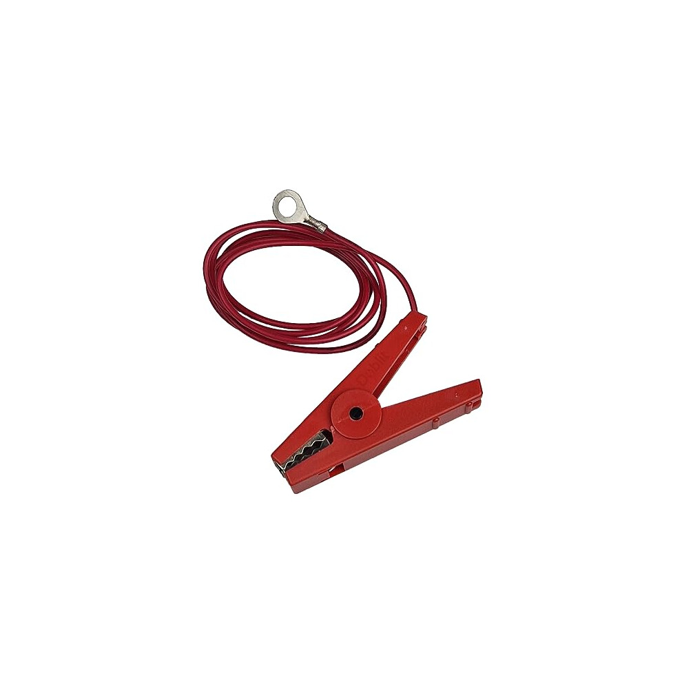 Replacement Live And Earth Connection Leads For Electric Fence Energiser | Red & Green | Fence And Ground Spares | 100Cm Insulated Cable With 5054614046775