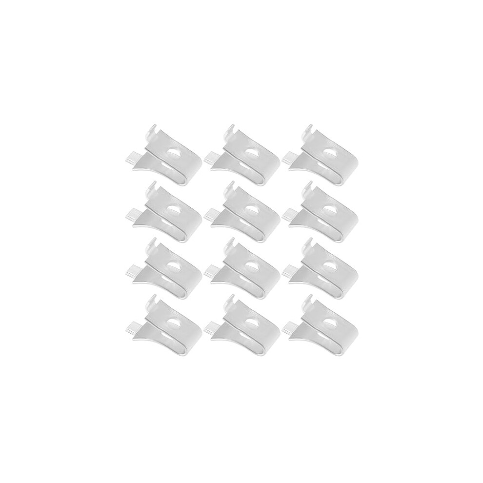 40Pcs Shelf Bracket Clips Aluminum Alloy Adjustable Pilaster Shelf Support Clips For Display/Wine Cabinet Shelves Components Silver 4894831031977