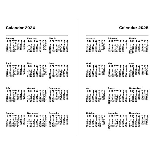 Letts Principal Mini Pocket week to view 2024 red diary 1