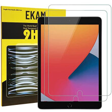 [2 Pack] Screen Protector Compatible for iPad 10.2 2021, iPad 9 (10.2-Inch, 2021 Model, 9th Generation) Tempered Glass