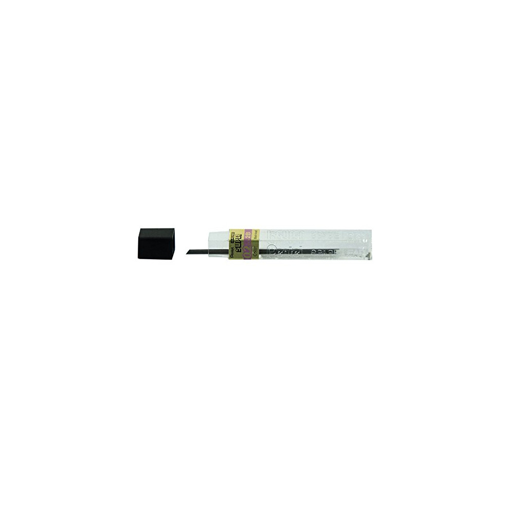 Pentel Super Hi-Polymer C502-2B 0.2 Mm Grade B Refill Lead (Pack Of 12)