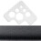 Acrylic Leather Positioning Ruler, Round Corner Stitching Ruler Stencil Stitching Corner Templates Leather Positioning Tool(Type A) 3