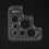 Acrylic Leather Positioning Ruler, Round Corner Stitching Ruler Stencil Stitching Corner Templates Leather Positioning Tool(Type A) 1