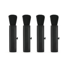 4 Pieces Portable Laptop Cleaning Brush for Laptops Keyboard Mobile Phones Cameras Digital Products Auto Accessories(Black)