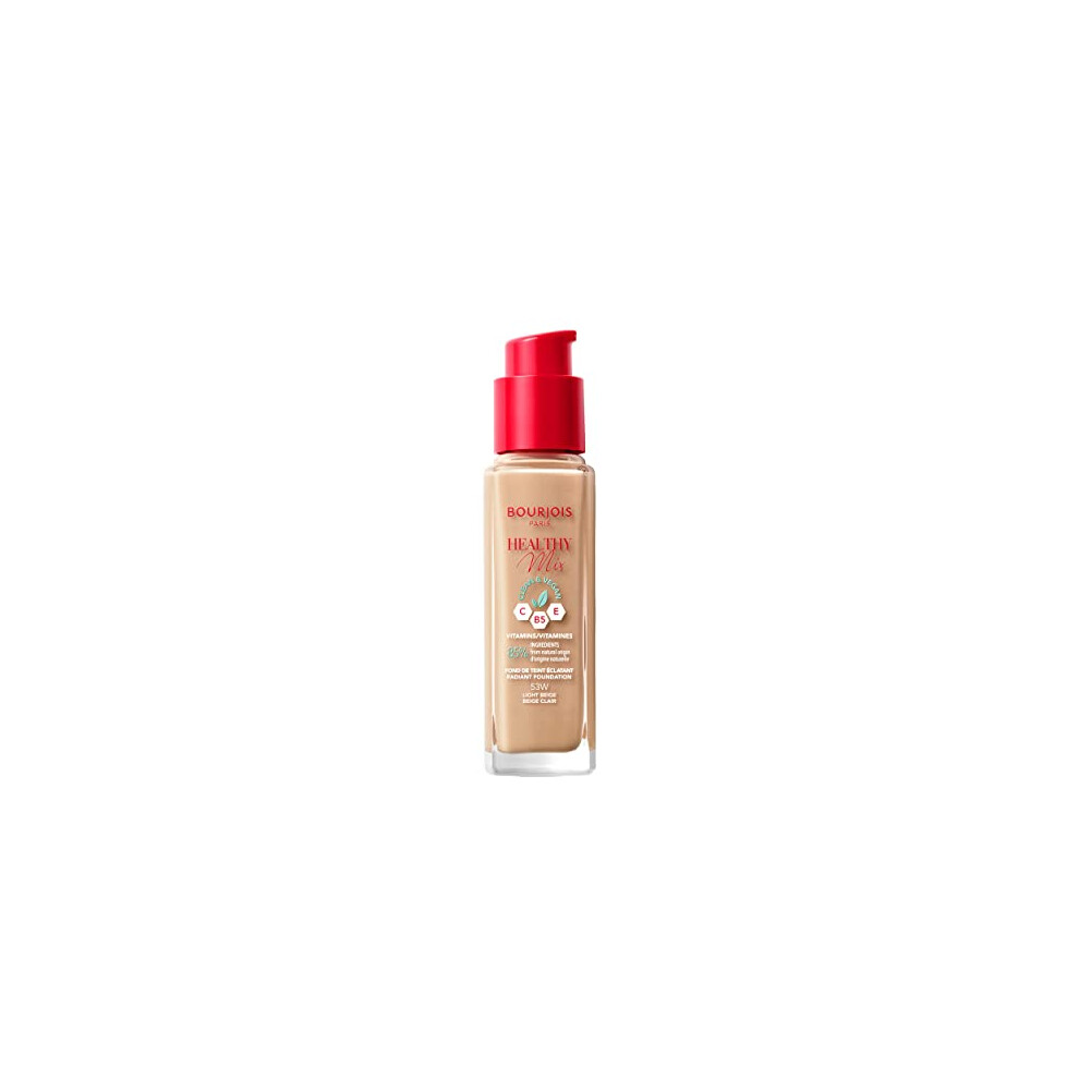 Bourjois - Healthy Mix Clean Foundation, Foundation, Shade 053, 30Ml Light/Beige