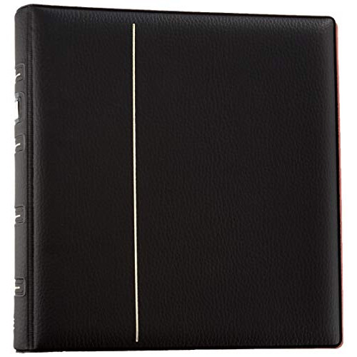 75001 - Universal Numismatist Folder, Black Leatherette,
