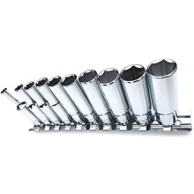 1/4" deep Socket Set 10 pcs, 4-13 mm (GB-0040)