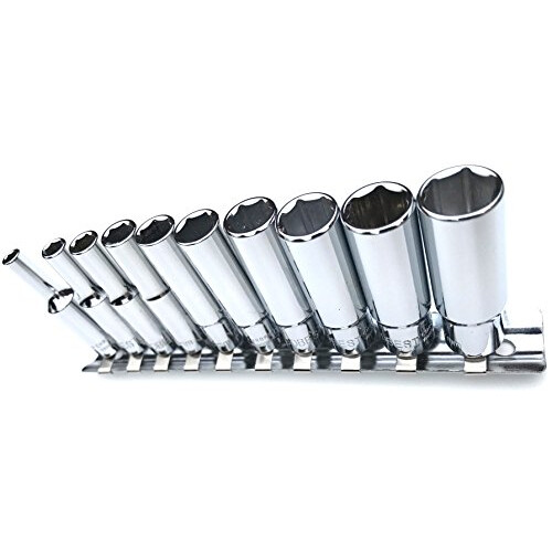 1/4" deep Socket Set 10 pcs, 4-13 mm (GB-0040)